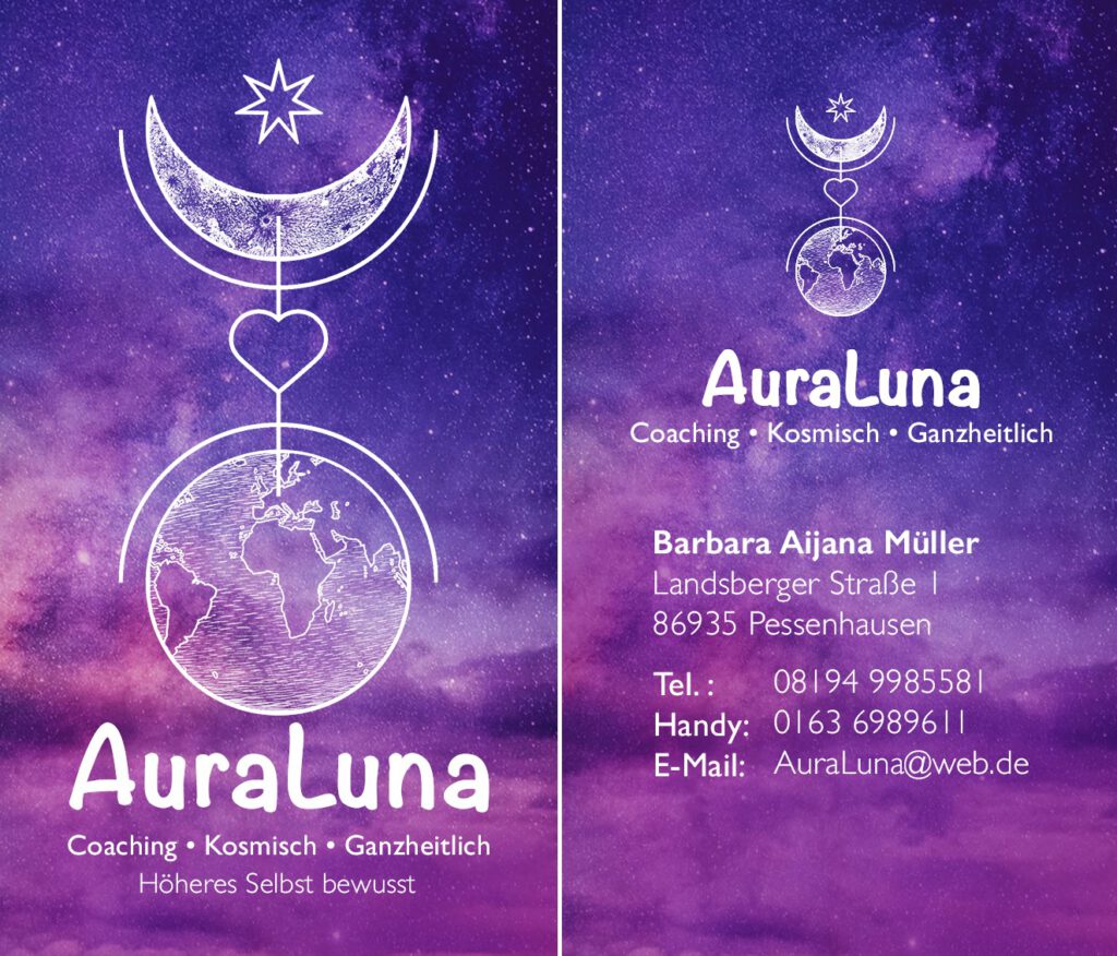 AuraLuna Visitenkarte